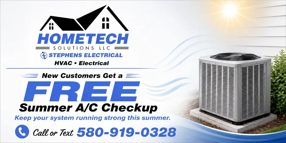 HomeTech Solutions advertisement as printed in the Lawton Spotlight