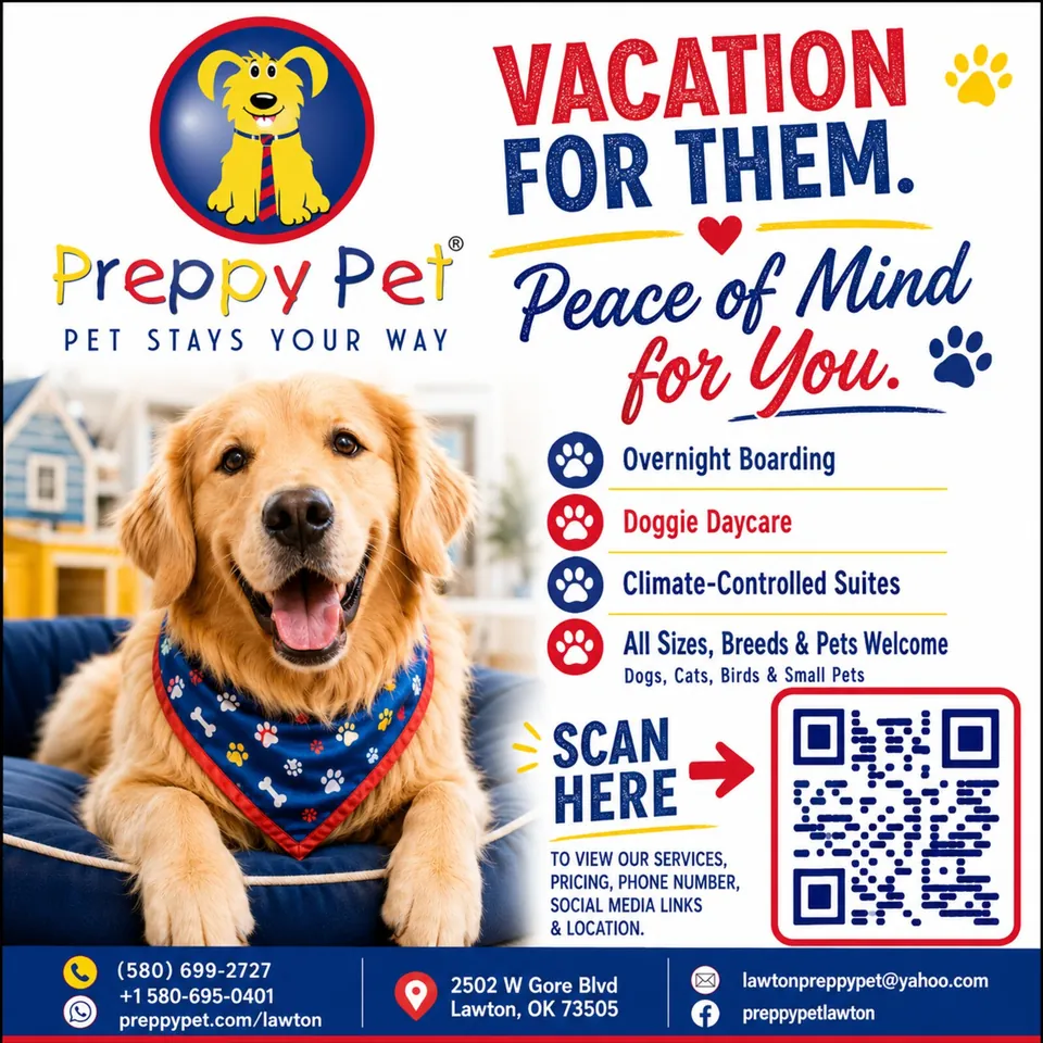 Preppy Pet Lawton advertisement as printed in the Lawton Spotlight