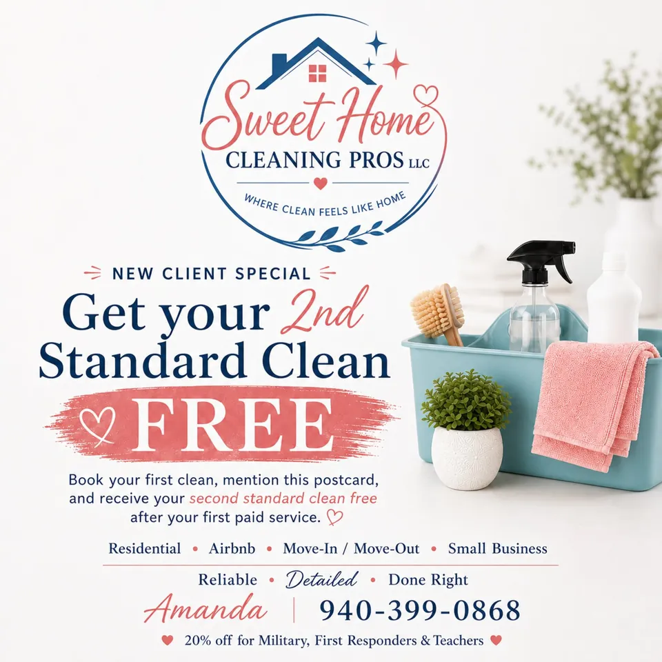 Sweet Home Cleaning Pros advertisement as printed in the Lawton Spotlight