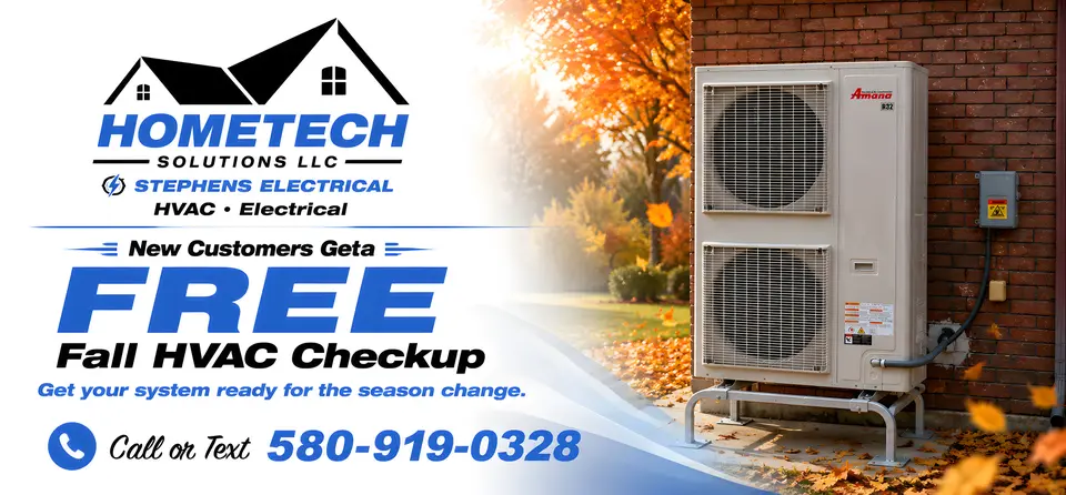 HomeTech Solutions advertisement as printed in the September 2026 Lawton Spotlight